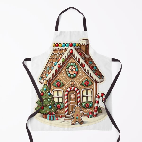 Item preview, Retro and festive gingerbread house designed and sold by NathalieRached.