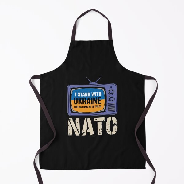 Item preview, I Stand With Ukraine NATO Support TV Print designed and sold by cabana.space.
