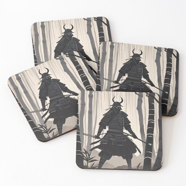 Item preview, Dark Ancestral Japanese Samurai Drawn designed and sold by Gina-Rosa.