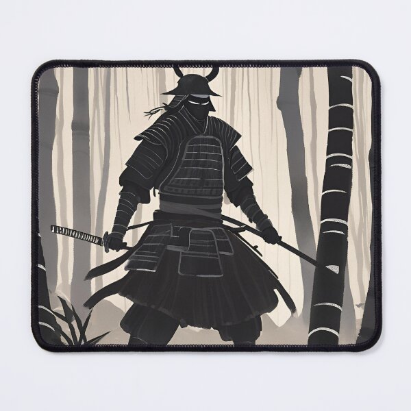 Item preview, Dark Ancestral Japanese Samurai Drawn designed and sold by Gina-Rosa.