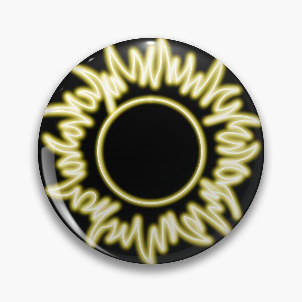 Item preview, Neon effect sun design #1 black background designed and sold by PEB-creative24.