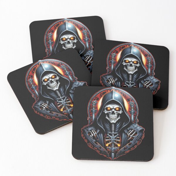 Item preview, Grim reaper robotic portrait  designed and sold by Heaven Welch.