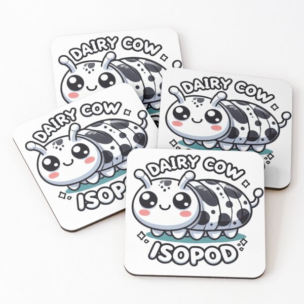 Item preview, Cute Dairy Cow Isopod Design - Cartoon Style designed and sold by vincecouture.