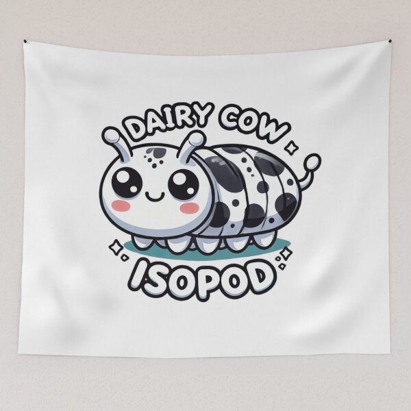 Item preview, Cute Dairy Cow Isopod Design - Cartoon Style designed and sold by vincecouture.
