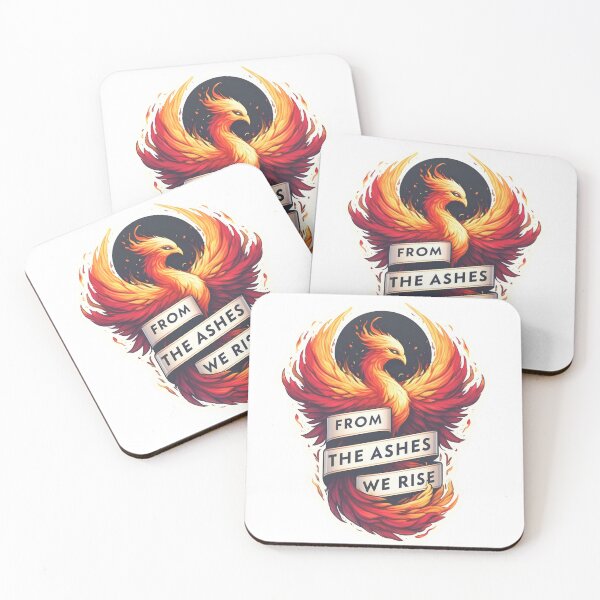 Item preview, Phoenix Rising From Ashes - Inspirational Design designed and sold by pwhitexm.