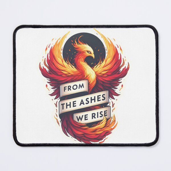 Item preview, Phoenix Rising From The Ashes We Rise Emblem designed and sold by Unruly Charm Co..