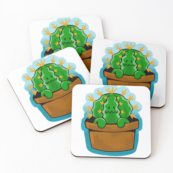 Item preview, Potted Round Cactus Guy designed and sold by NathanFost.