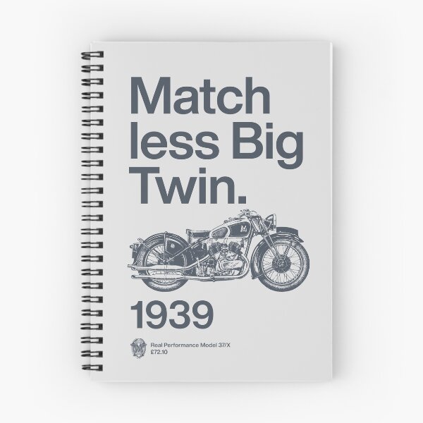 Item preview, Matchless Big Twin 1939 - Helvetica designed and sold by IronFlyers.