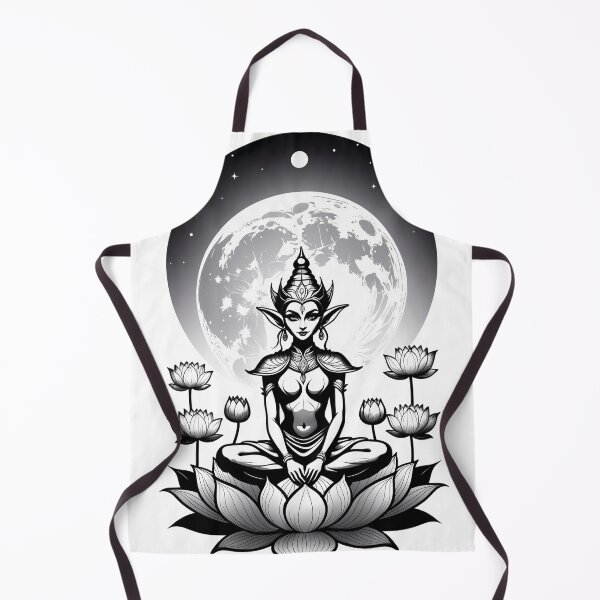 Item preview, Dark Elf sitting on a Lotus flower designed and sold by Moonde04.