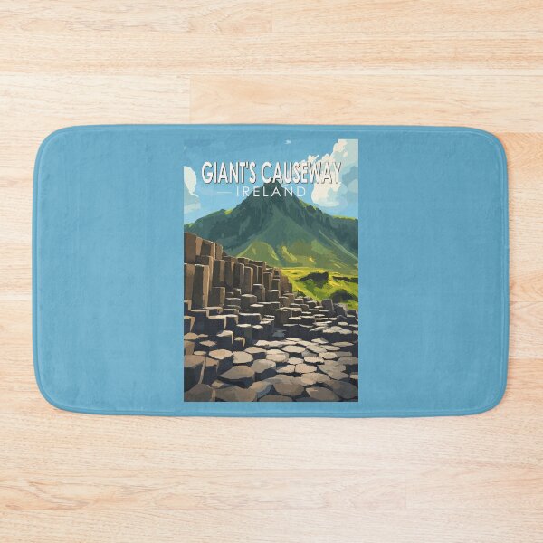 Item preview, Giant's Causeway Travel Art Vintage designed and sold by KrisSidDesigns.