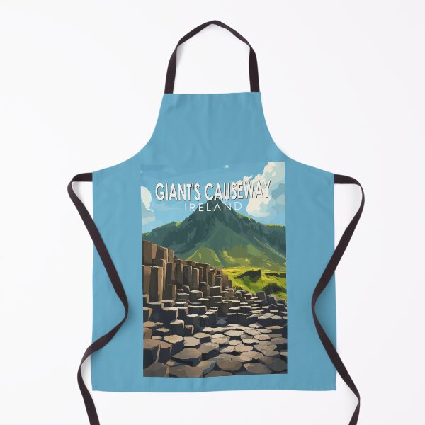 Item preview, Giant's Causeway Travel Art Vintage designed and sold by KrisSidDesigns.