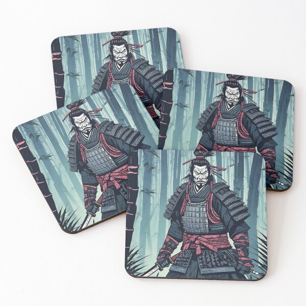 Item preview, Dark Ancestral Japanese Samurai Drawn designed and sold by Gina-Rosa.