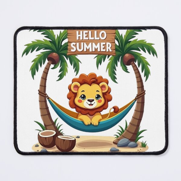 Item preview, Hello Summer Tropical Lion Cub Art designed and sold by Casanova7000.