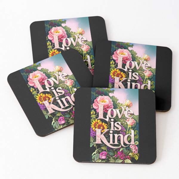 Item preview, Love Is Kind - Vintage Pop Art Meme designed and sold by Earth Nature Creations.