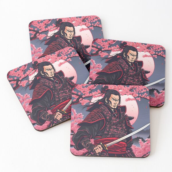 Item preview, Dark Ancestral Japanese Samurai Drawn designed and sold by Gina-Rosa.