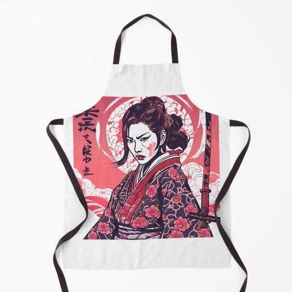 Item preview, Women Ancestral Japanese Samurai Drawn designed and sold by Gina-Rosa.