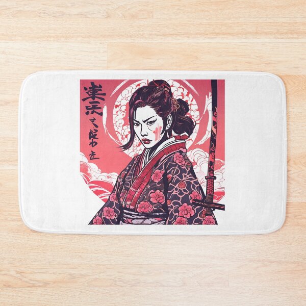 Item preview, Women Ancestral Japanese Samurai Drawn designed and sold by Gina-Rosa.