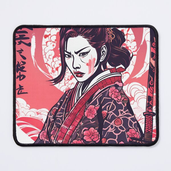 Item preview, Women Ancestral Japanese Samurai Drawn designed and sold by Gina-Rosa.