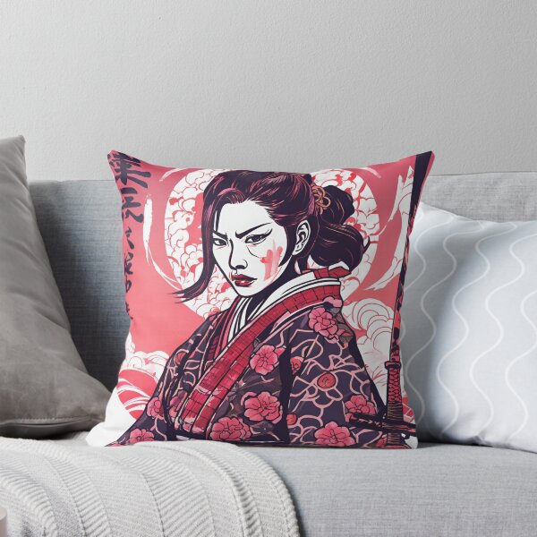 Item preview, Women Ancestral Japanese Samurai Drawn designed and sold by Gina-Rosa.
