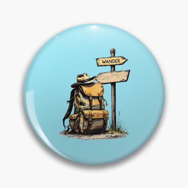 Item preview, Vintage Backpack Adventure Retro Outdoor Travel Explore designed and sold by PurpleLoveStore.