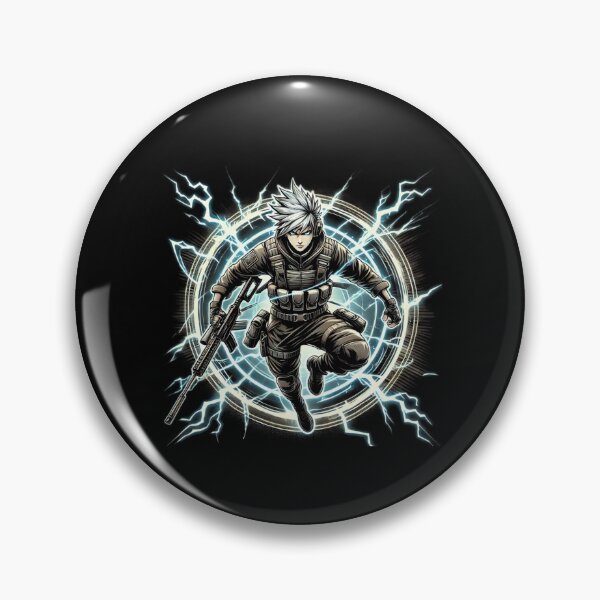 Item preview, Voltage Vanguard: The Electric Ninja | Anime Design designed and sold by live-fully.