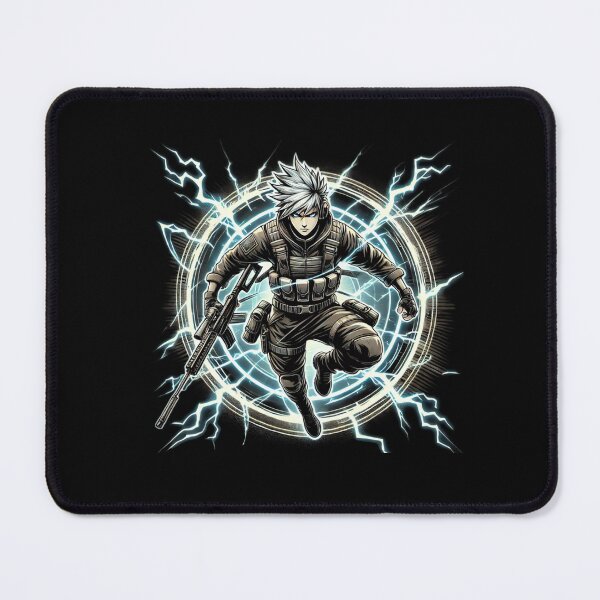 Item preview, Voltage Vanguard: The Electric Ninja | Anime Design designed and sold by live-fully.
