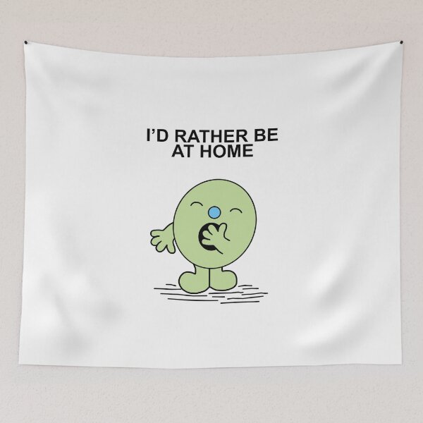 Item preview, Mr. I'd rather be at home Mr Men  designed and sold by Scat the cat.