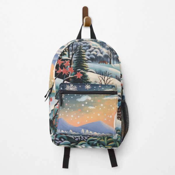 Item preview,  The village is covered with snow. Winter landscape. designed and sold by MagelliShop.