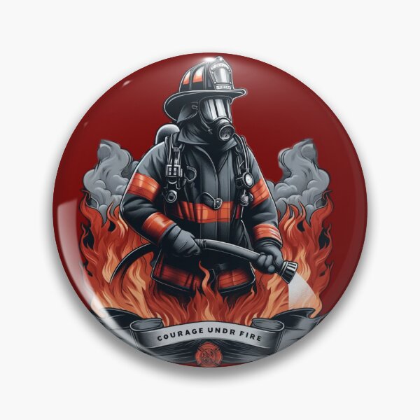 Item preview, Courage Under Fire: Firefighter designed and sold by aggiesArt.