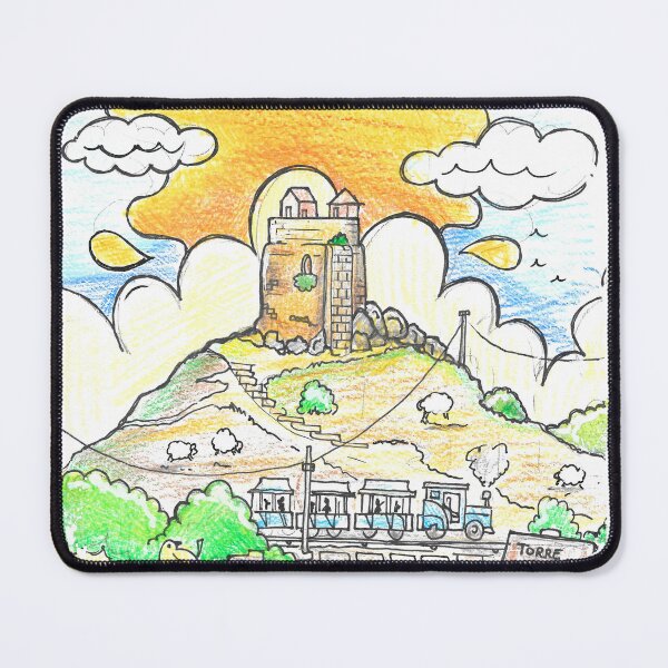 Item preview, Torre San Giovanni Tharros Oristano: Scenic View of Torre San Giovanni, Tharros – Oristano in Colored Pencils designed and sold by Arte Cartoon From TagTeam Group.