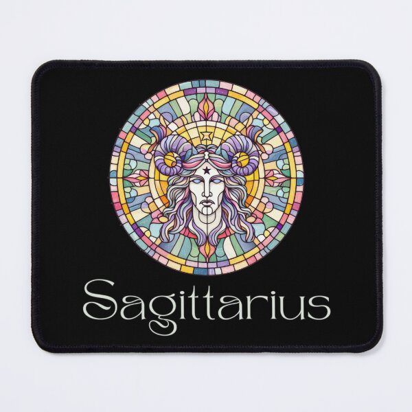 Item preview, Sagittarius Horoscope Sign - Zodiac Stained Glass designed and sold by DreamsArtwear.