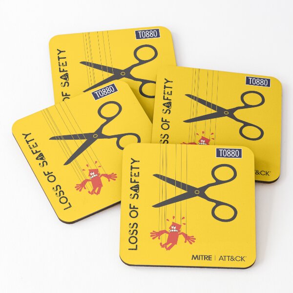 Item preview, ATT&CK T0880 - Loss of Safety designed and sold by MITRE ATT&CK.