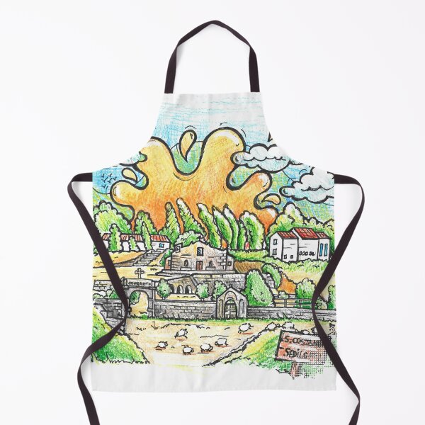 Item preview, San Sebastiano Sedilo Sardegna: San Sebastiano of Sedilo, Sardinia – A Tribute in Colored Pencils designed and sold by Arte Cartoon From TagTeam Group.