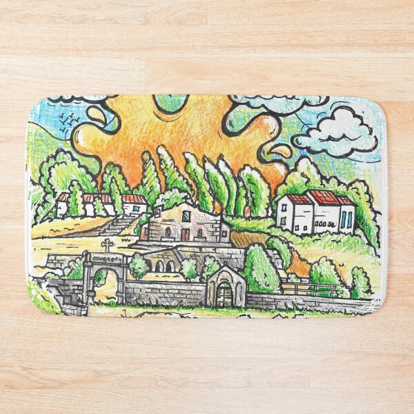 Item preview, San Sebastiano Sedilo Sardegna: San Sebastiano of Sedilo, Sardinia – A Tribute in Colored Pencils designed and sold by Arte Cartoon From TagTeam Group.