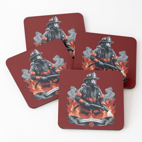 Item preview, Courage Under Fire: Firefighter designed and sold by aggiesArt.