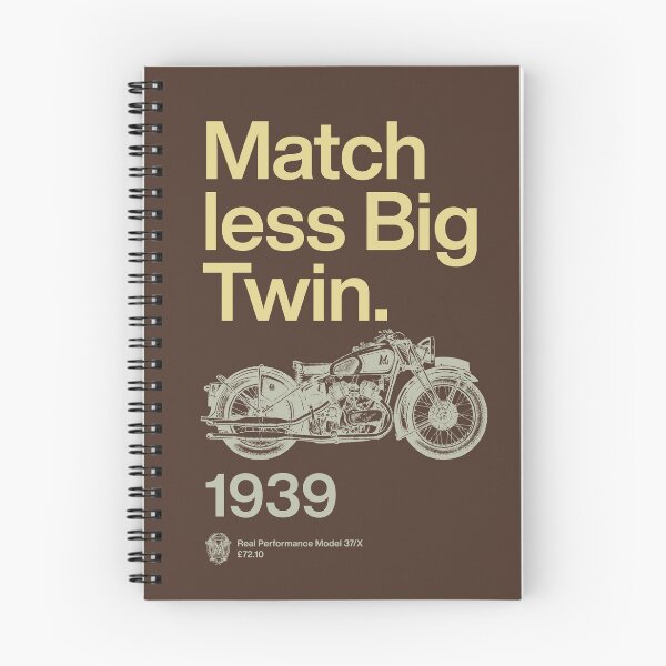 Item preview, Matchless Big Twin Performance Model 37/X - Helvetica designed and sold by IronFlyers.