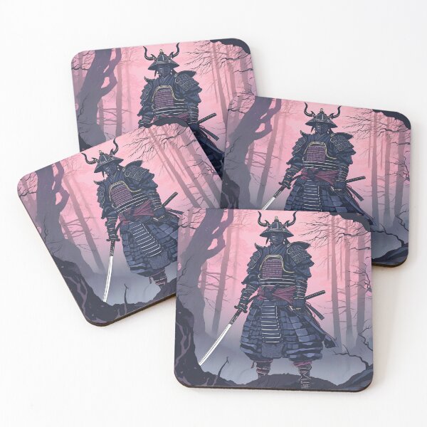Item preview, Dark Ancestral Japanese Samurai Drawn designed and sold by Gina-Rosa.