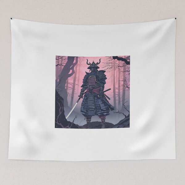 Item preview, Dark Ancestral Japanese Samurai Drawn designed and sold by Gina-Rosa.