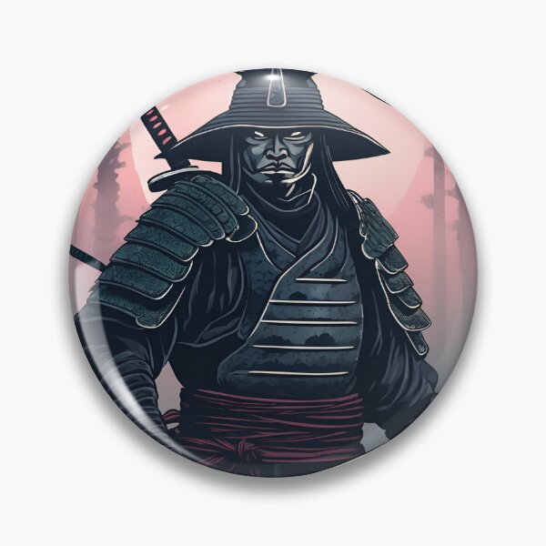 Item preview, Dark Ancestral Japanese Samurai Drawn designed and sold by Gina-Rosa.