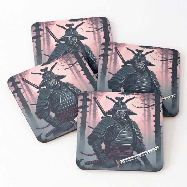 Item preview, Dark Ancestral Japanese Samurai Drawn designed and sold by Gina-Rosa.