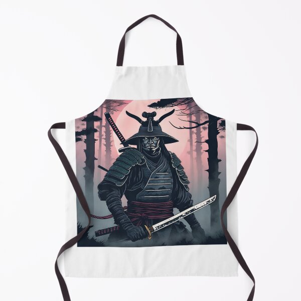 Item preview, Dark Ancestral Japanese Samurai Drawn designed and sold by Gina-Rosa.