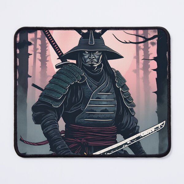 Item preview, Dark Ancestral Japanese Samurai Drawn designed and sold by Gina-Rosa.