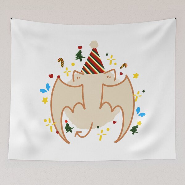 Item preview, Mini Ghost Cat Pocky's Back And Christmas designed and sold by ImhStephanie421.