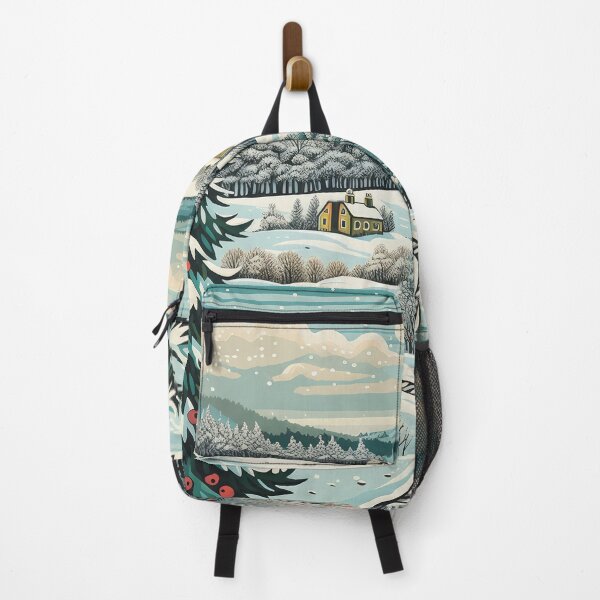 Item preview,  The village is covered with snow. Winter landscape. designed and sold by MagelliShop.