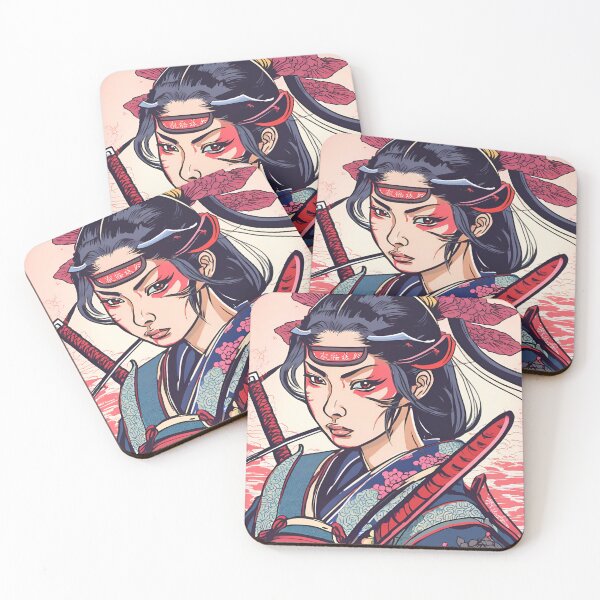 Item preview, Women Ancestral Japanese Samurai Drawn designed and sold by Gina-Rosa.