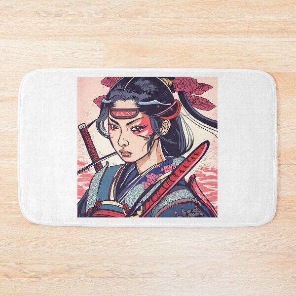 Item preview, Women Ancestral Japanese Samurai Drawn designed and sold by Gina-Rosa.