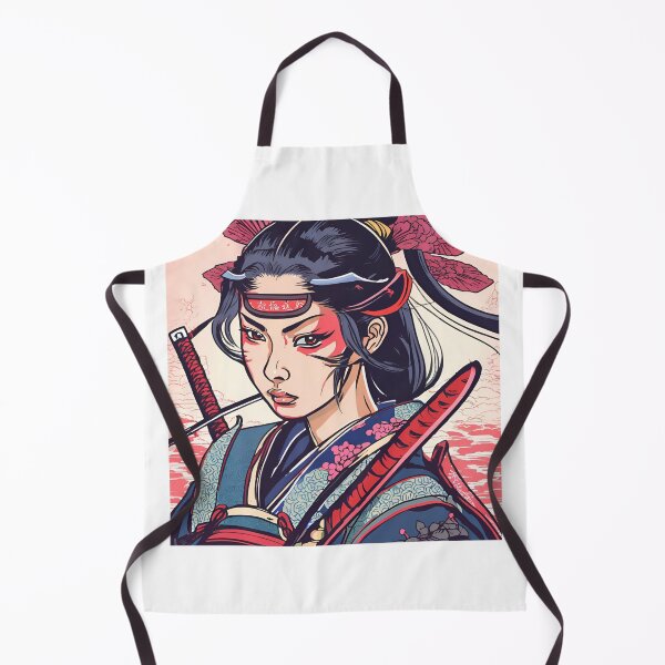 Item preview, Women Ancestral Japanese Samurai Drawn designed and sold by Gina-Rosa.