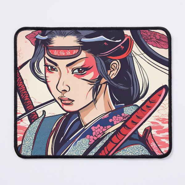 Item preview, Women Ancestral Japanese Samurai Drawn designed and sold by Gina-Rosa.