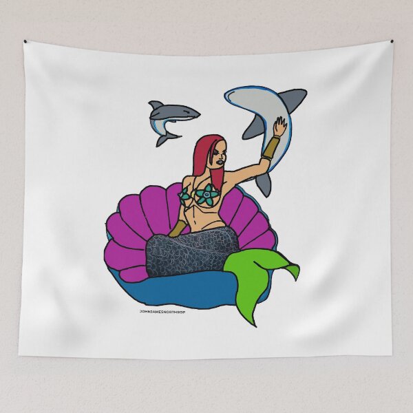 Item preview, Siren and Her Sharks designed and sold by johnjnorthrop.