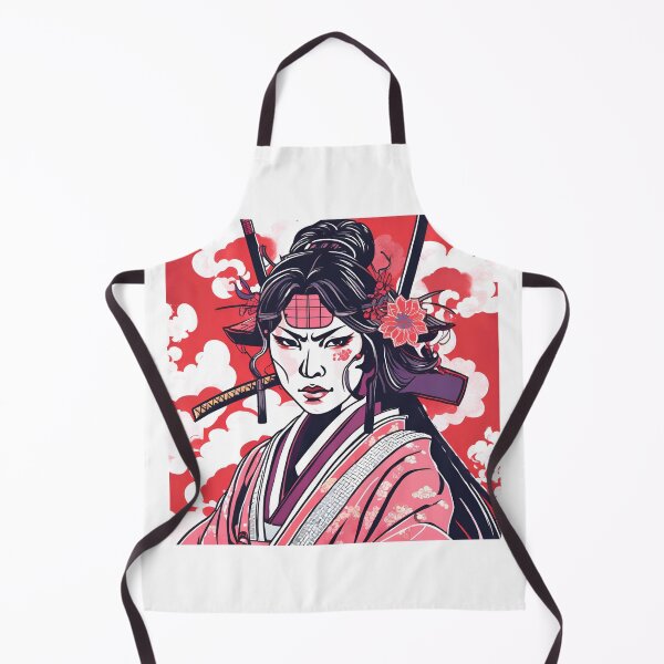 Item preview, Women Ancestral Japanese Samurai Drawn designed and sold by Gina-Rosa.